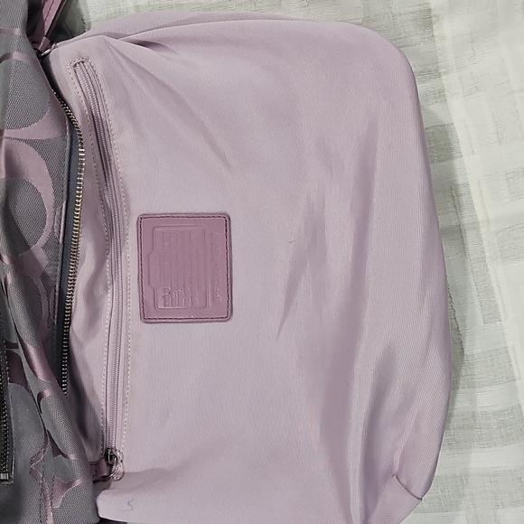 Coach Signature Purse In Lavender - Picture 6 of 7